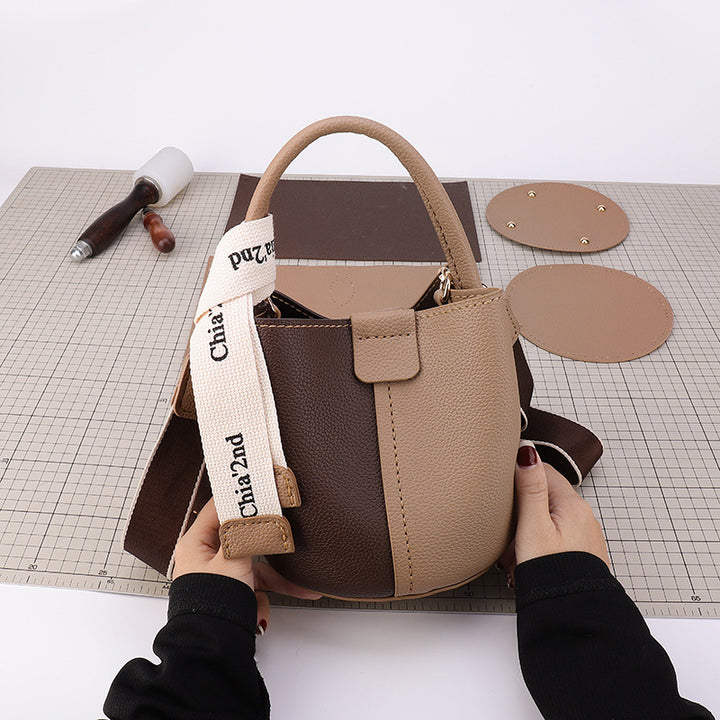 DIY BAG KIT CROSSBODY SHOULDER BAG FOR WOMAN PU LEATHER