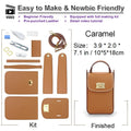 Easy to Use Bag Making Materials DIY Kit Crossbody Bag 7 Colors