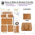 Genuine Leather DIY BAG KIT Woman Crossbody Shoulder Bag