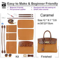 6 Colors options Creative handmade DIY Bag Kit woman crossbody bag with top crocodile texture 6 Colors