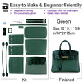 6 Colors options Creative handmade DIY Bag Kit woman crossbody bag with top crocodile texture 6 Colors