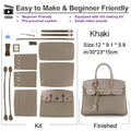 6 Colors options Creative handmade DIY Bag Kit woman crossbody bag with top crocodile texture 6 Colors