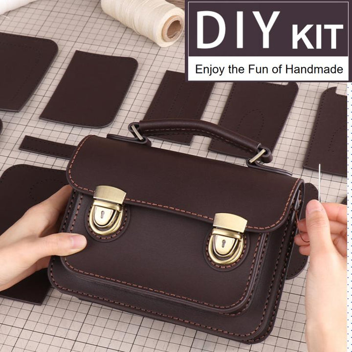 DIY Handmade Bag Set Cambridge Bag Genuine Leather 2 colors