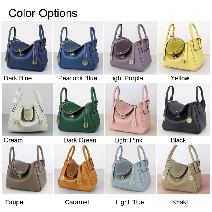 DIY BAG KIT LInda Woman Crossbody Bag Genuine Leather 12 Colors