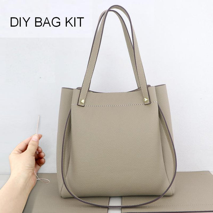 Bucket Lady Leather Bag DIY Handmake Kit 6 Colors