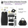 Genuine Leather DIY BAG MAKING KIT Woman Crossbody Bag 3 Sizes