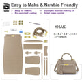 Genuine Leather DIY BAG MAKING KIT Woman Crossbody Bag 3 Sizes