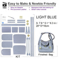 KIT BOLSO DIY LInda Bolso Bandolera Mujer Piel Auténtica 12 Colores