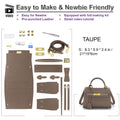 Genuine Leather DIY BAG MAKING KIT Woman Crossbody Bag 3 Sizes